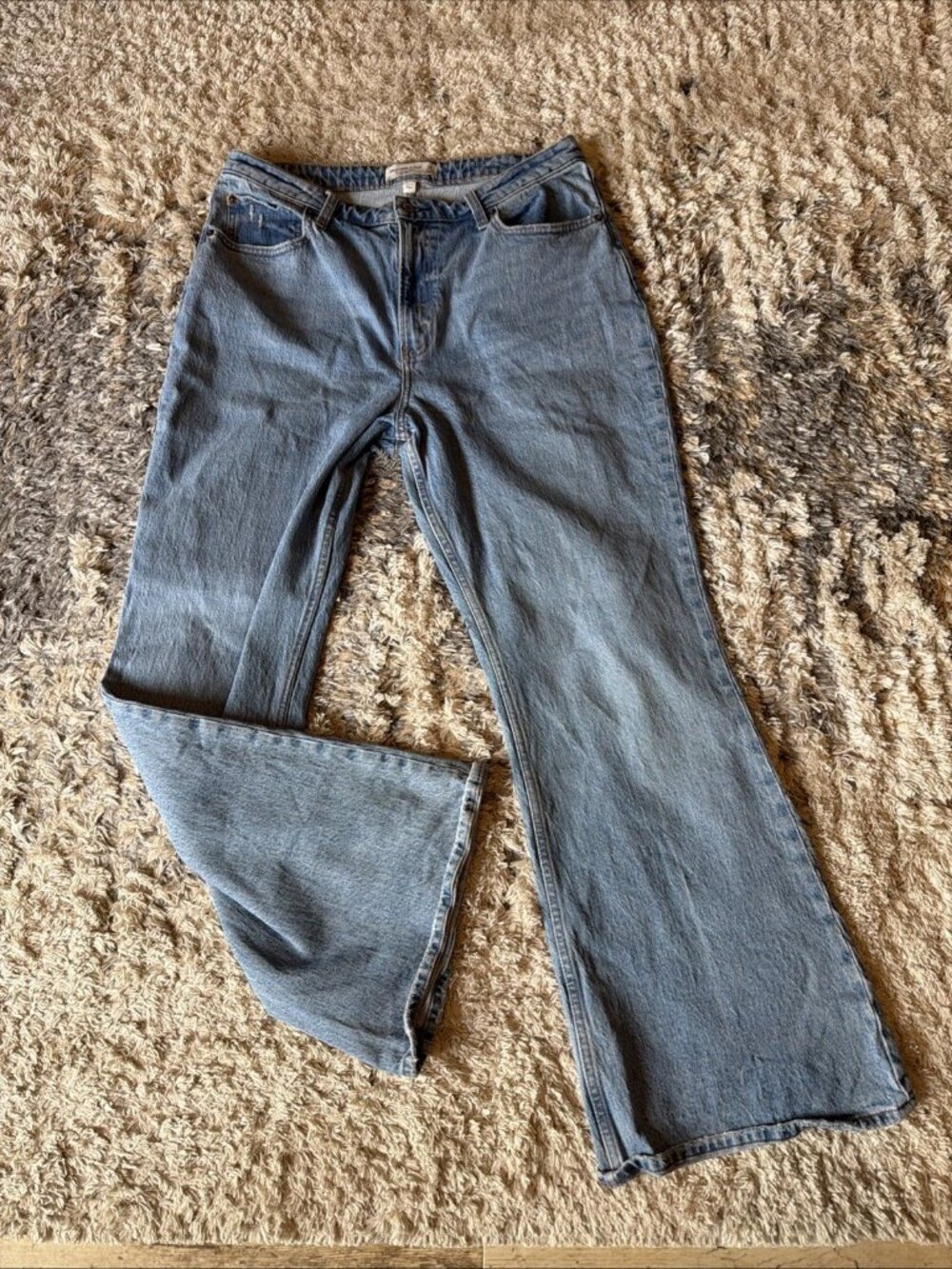 Abercrombie & Fitch Jeans Vintage Super Flare High Rise Stretch Denim Women’s 32
